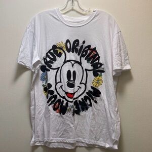 Disney White Mickey Mouse T-Shirt